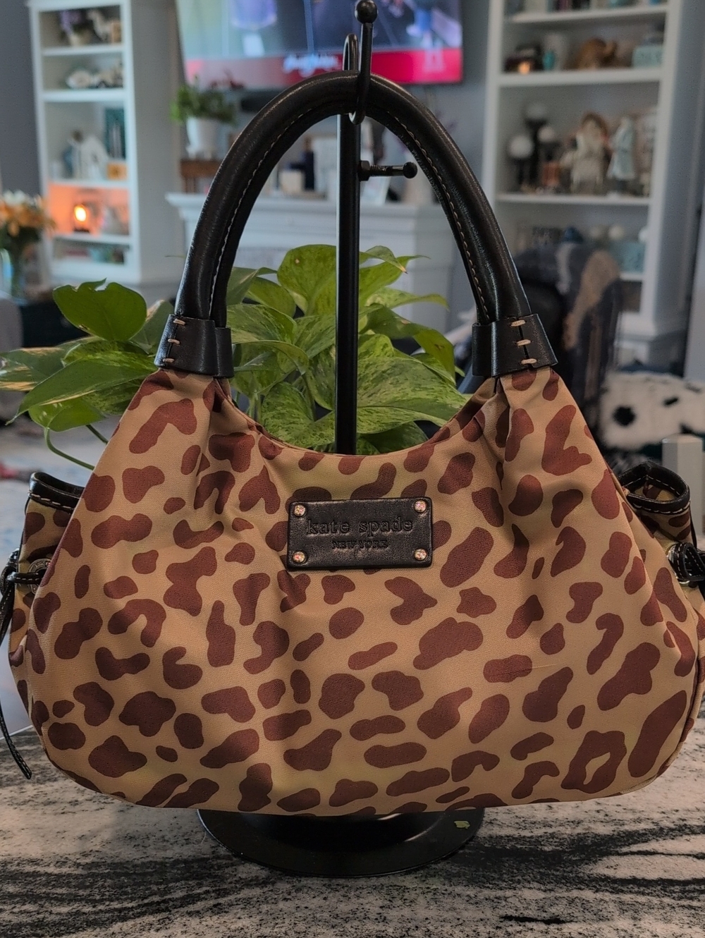 kate spade Leopard-Print Shoulder Bag